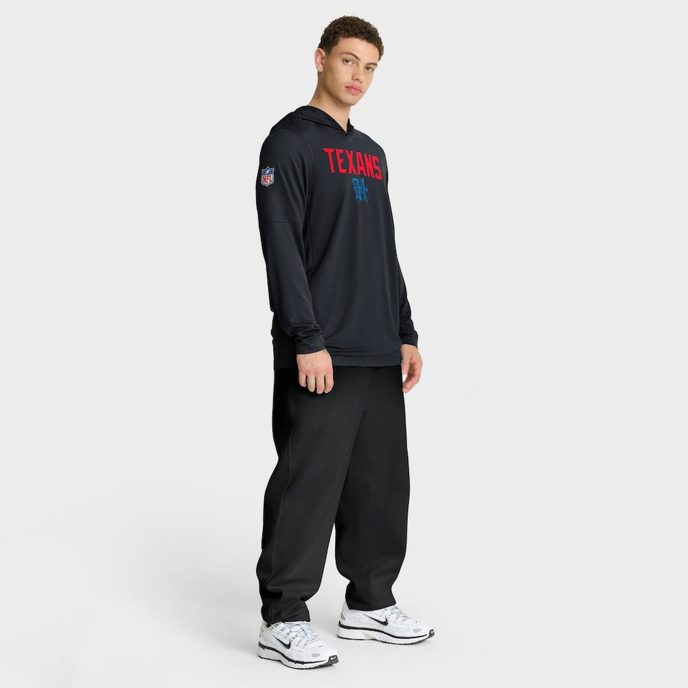 Houston Texans Sideline Pass Accuracy Dri-FIT Long Sleeve Hoodie T-Shirt  Blue | Nike for Sale
