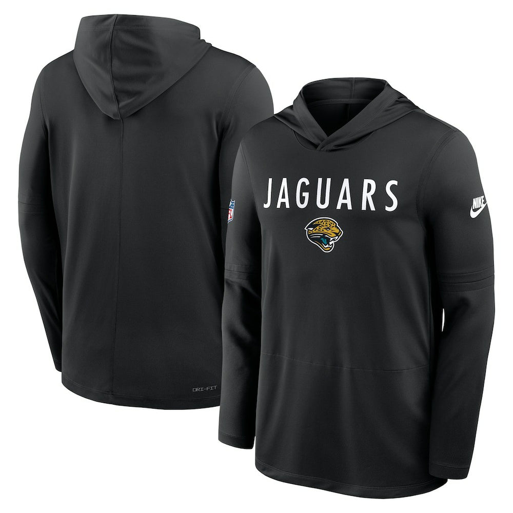 Jacksonville Jaguars Sideline Pass Accuracy Dri-FIT Long Sleeve Hoodie T-Shirt  Black | Nike for Sale