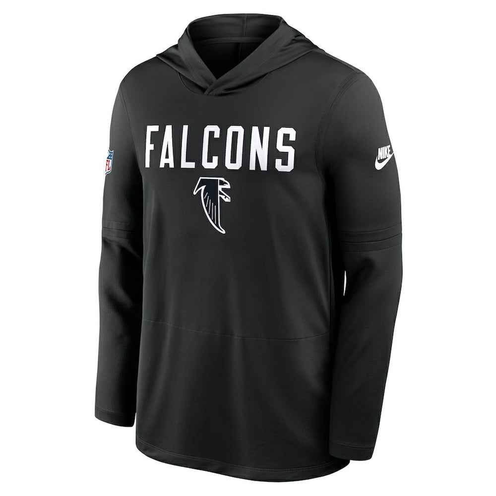 Atlanta Falcons Sideline Pass Accuracy Dri-FIT Long Sleeve Hoodie T-Shirt Black | Nike for Sale