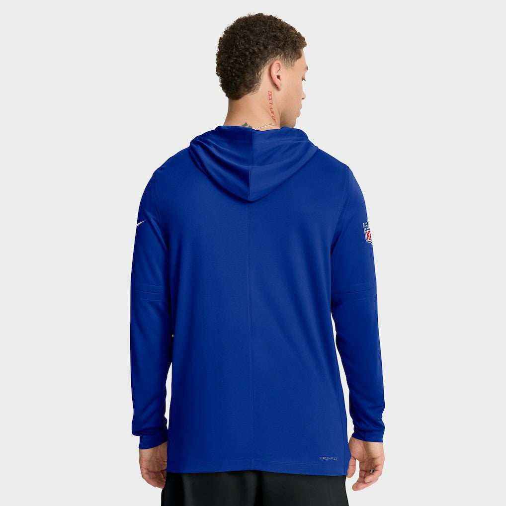 Buffalo Bills Sideline Pure Fury Performance Long Sleeve Hoodie T-Shirt Royal | Nike for Sale