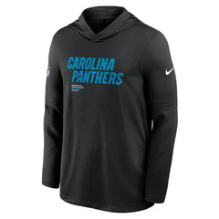 Carolina Panthers Sideline Pure Fury Performance Long Sleeve Hoodie T-Shirt Black | Nike for Sale