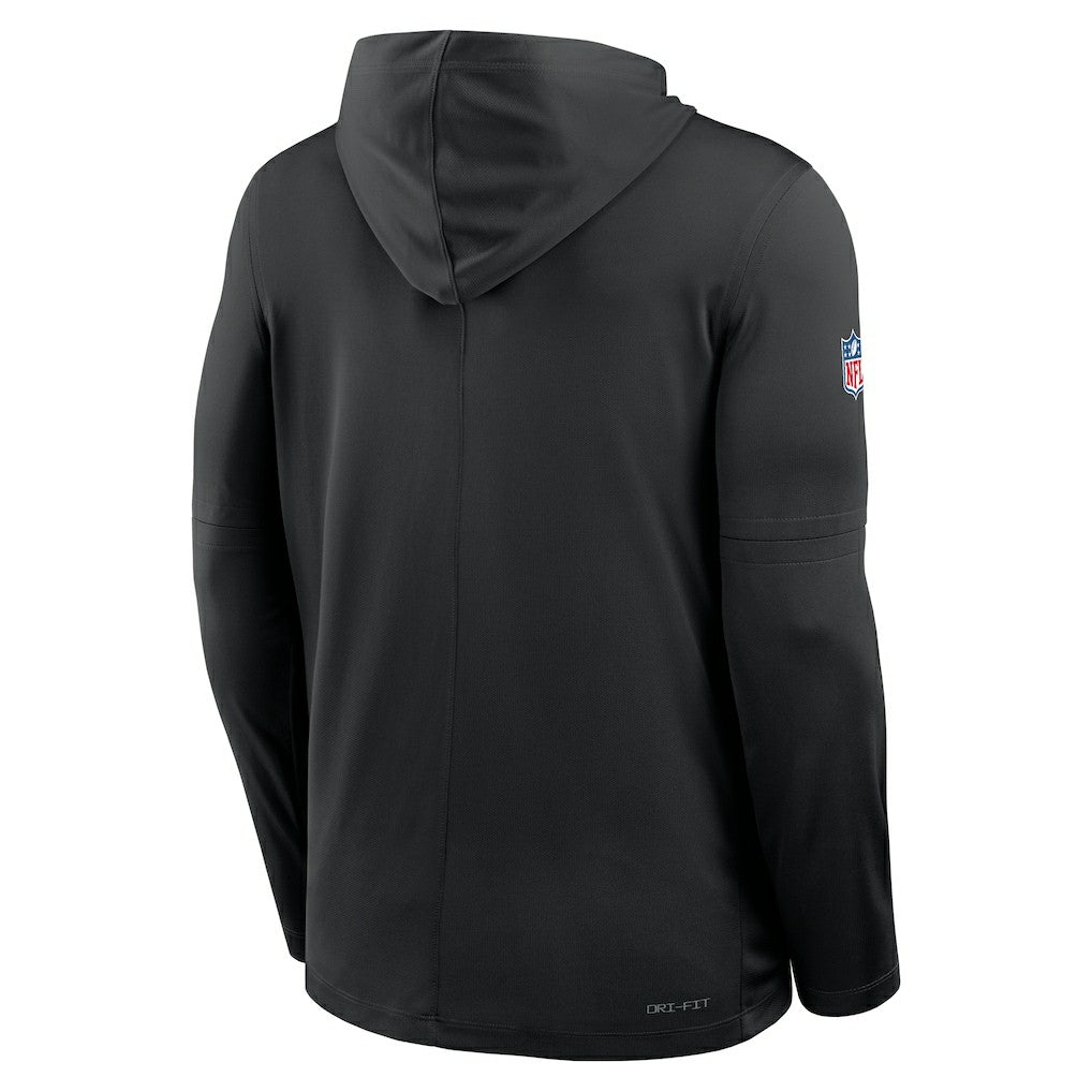 Cincinnati Bengals Sideline Pure Fury Performance Long Sleeve Hoodie T-Shirt Black | Nike for Sale