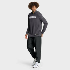 Dallas Cowboys Sideline Pure Fury Performance Long Sleeve Hoodie T-Shirt Anthracite | Nike for Sale