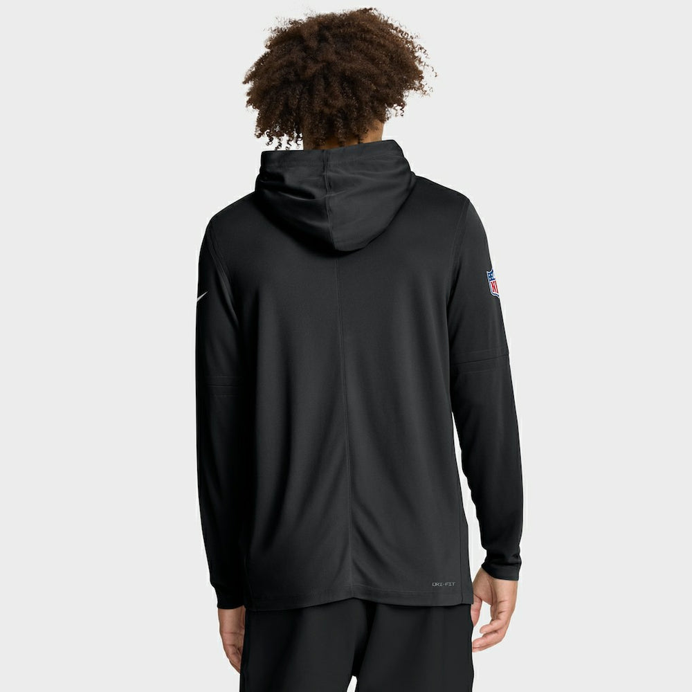 Indianapolis Colts Sideline Pure Fury Performance Long Sleeve Hoodie T-Shirt Black | Nike for Sale