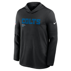 Indianapolis Colts Sideline Pure Fury Performance Long Sleeve Hoodie T-Shirt Black | Nike for Sale