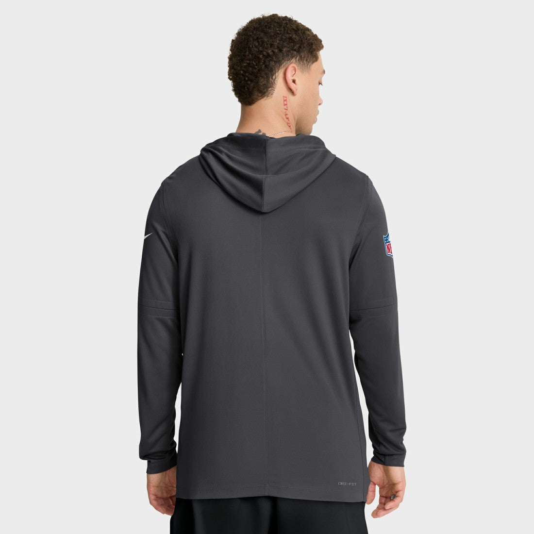 Green Bay Packers Sideline Pure Fury Performance Long Sleeve Hoodie T-Shirt Anthracite | Nike for Sale