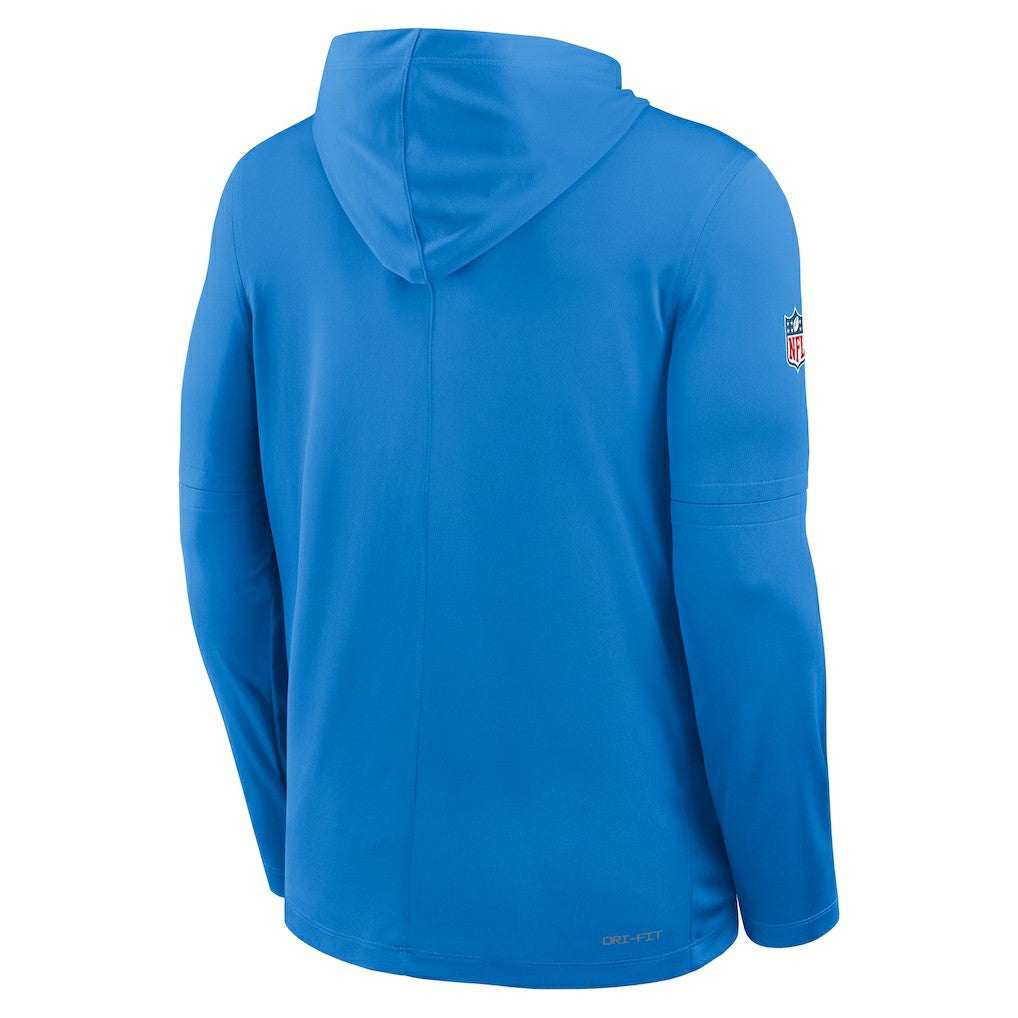 Los Angeles Chargers Sideline Pure Fury Performance Long Sleeve Hoodie T-Shirt Powder Blue | Nike for Sale