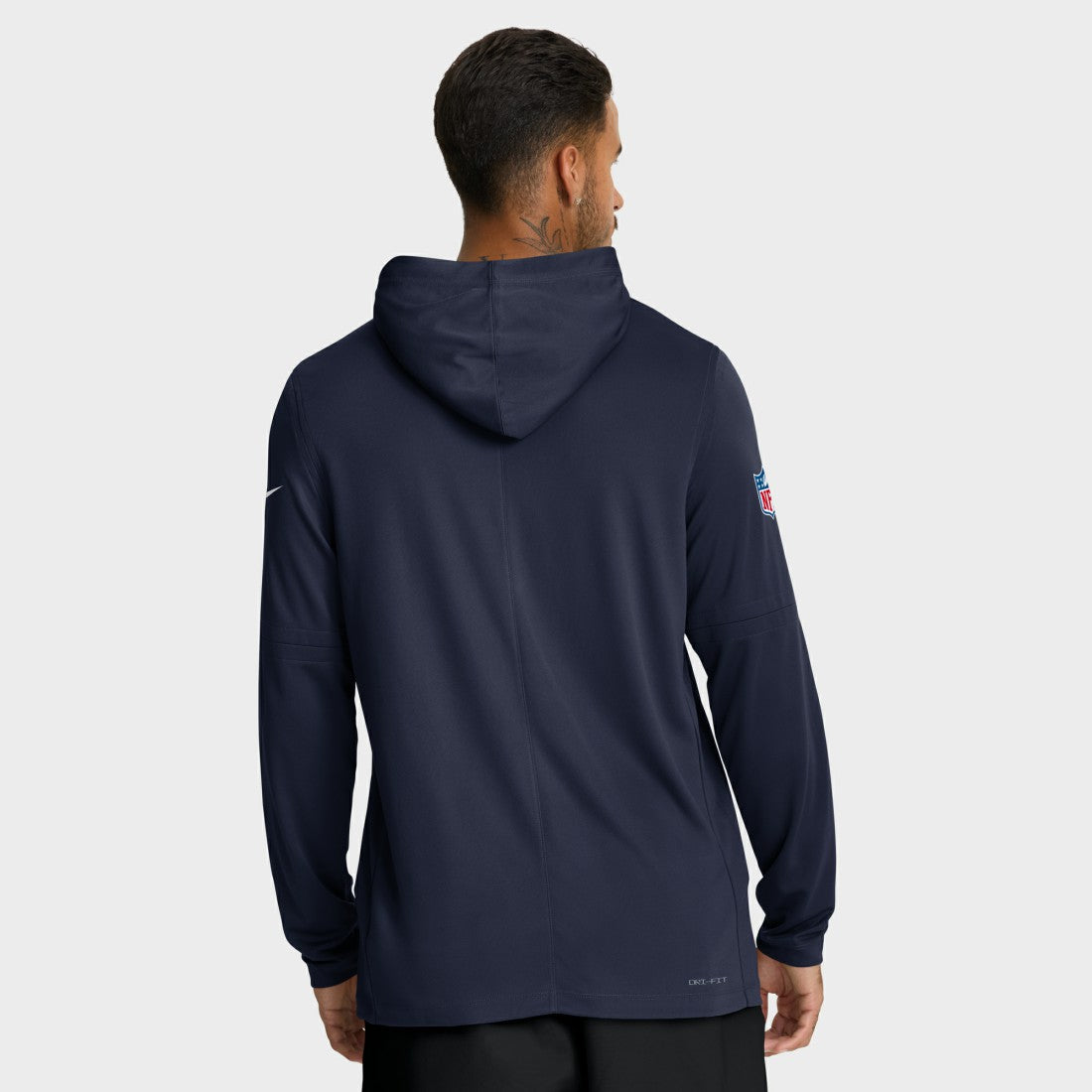 Seattle Seahawks Sideline Pure Fury Performance Long Sleeve Hoodie T-Shirt College Navy | Nike for Sale