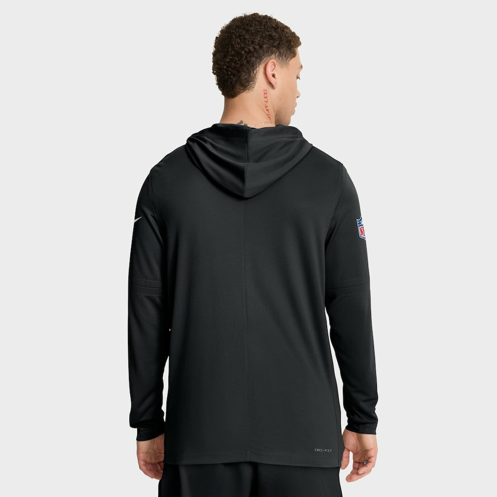 Washington Commanders Sideline Pure Fury Performance Long Sleeve Hoodie T-Shirt Black | Nike for Sale