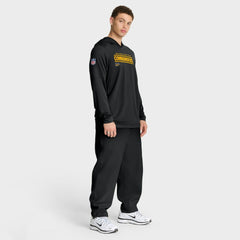 Washington Commanders Sideline Pure Fury Performance Long Sleeve Hoodie T-Shirt Black | Nike for Sale