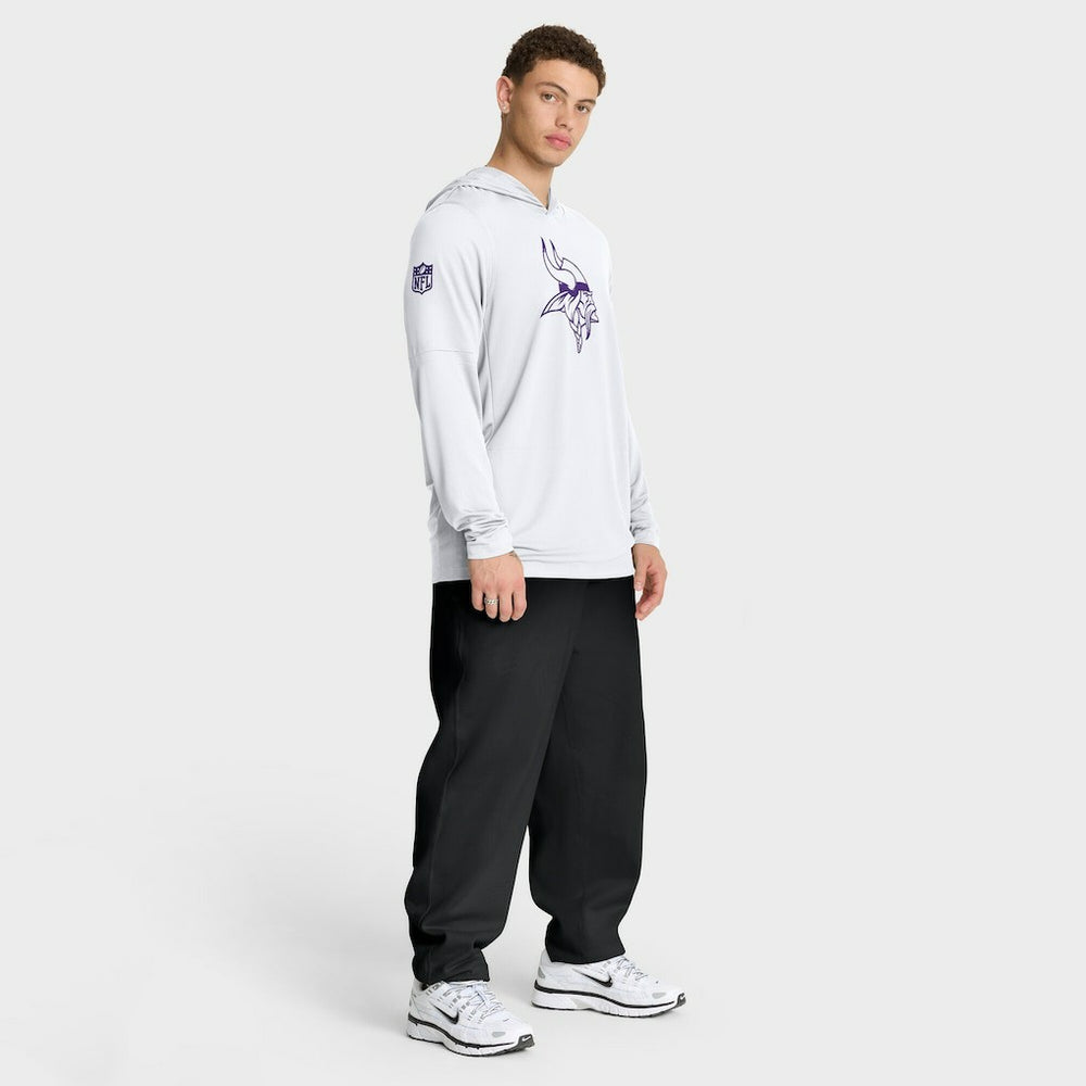 Minnesota Vikings Sideline Option Read Dri-FIT Long Sleeve Hoodie T-Shirt  White | Nike for Sale