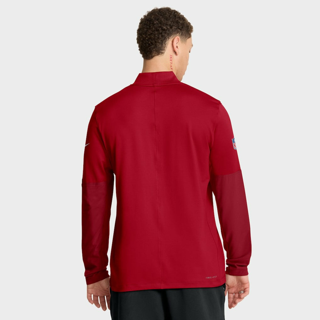 Atlanta Falcons Sideline Dri-FIT Half-Zip Pullover Red | Nike for Sale