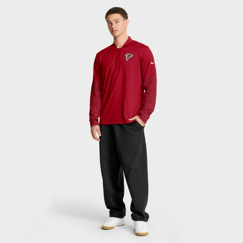 Atlanta Falcons Sideline Dri-FIT Half-Zip Pullover Red | Nike for Sale