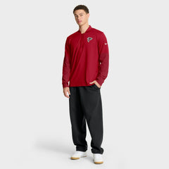 Atlanta Falcons Sideline Dri-FIT Half-Zip Pullover Red | Nike for Sale