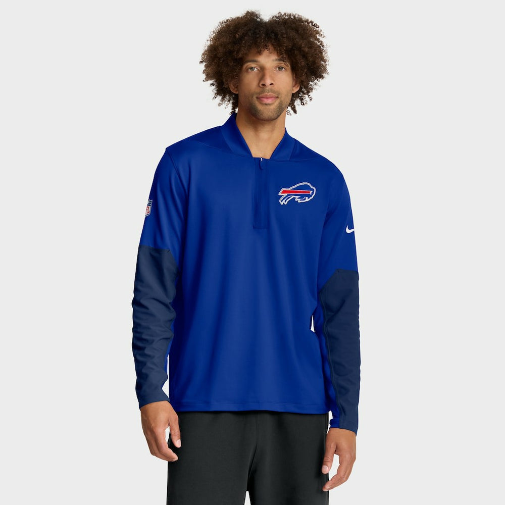 Buffalo Bills Sideline Dri-FIT Half-Zip Pullover Royal | Nike for Sale