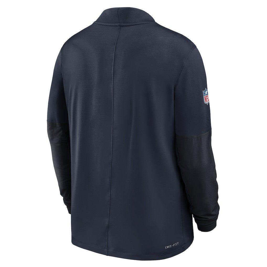 Chicago Bears Sideline Dri-FIT Half-Zip Pullover Navy | Nike for Sale
