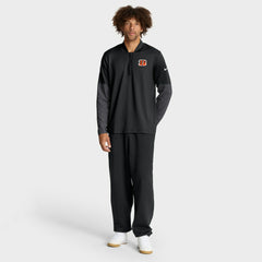 Cincinnati Bengals Sideline Dri-FIT Half-Zip Pullover Black | Nike for Sale