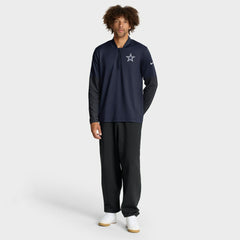 Dallas Cowboys Sideline Dri-FIT Half-Zip Pullover Navy | Nike for Sale