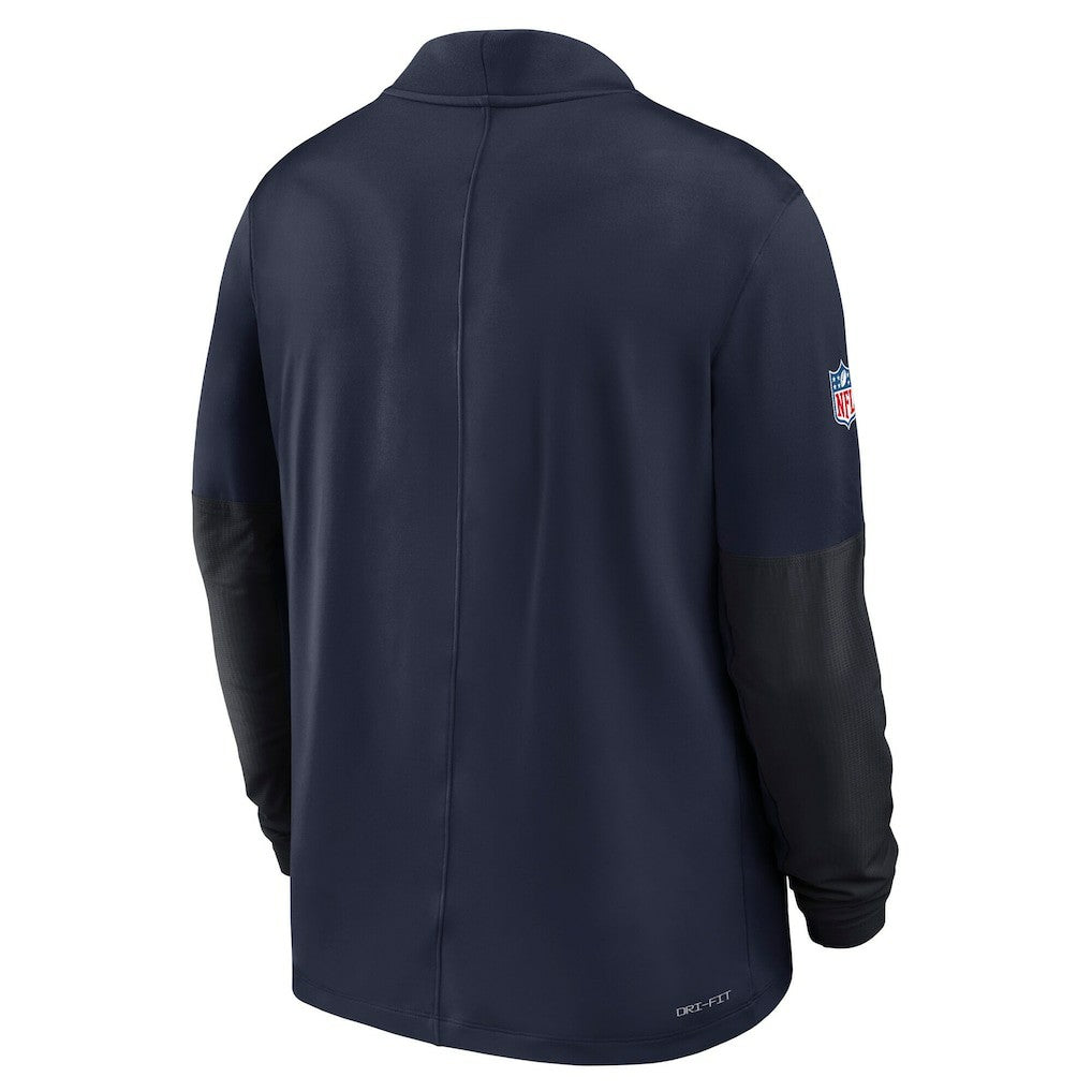 Dallas Cowboys Sideline Dri-FIT Half-Zip Pullover Navy | Nike for Sale