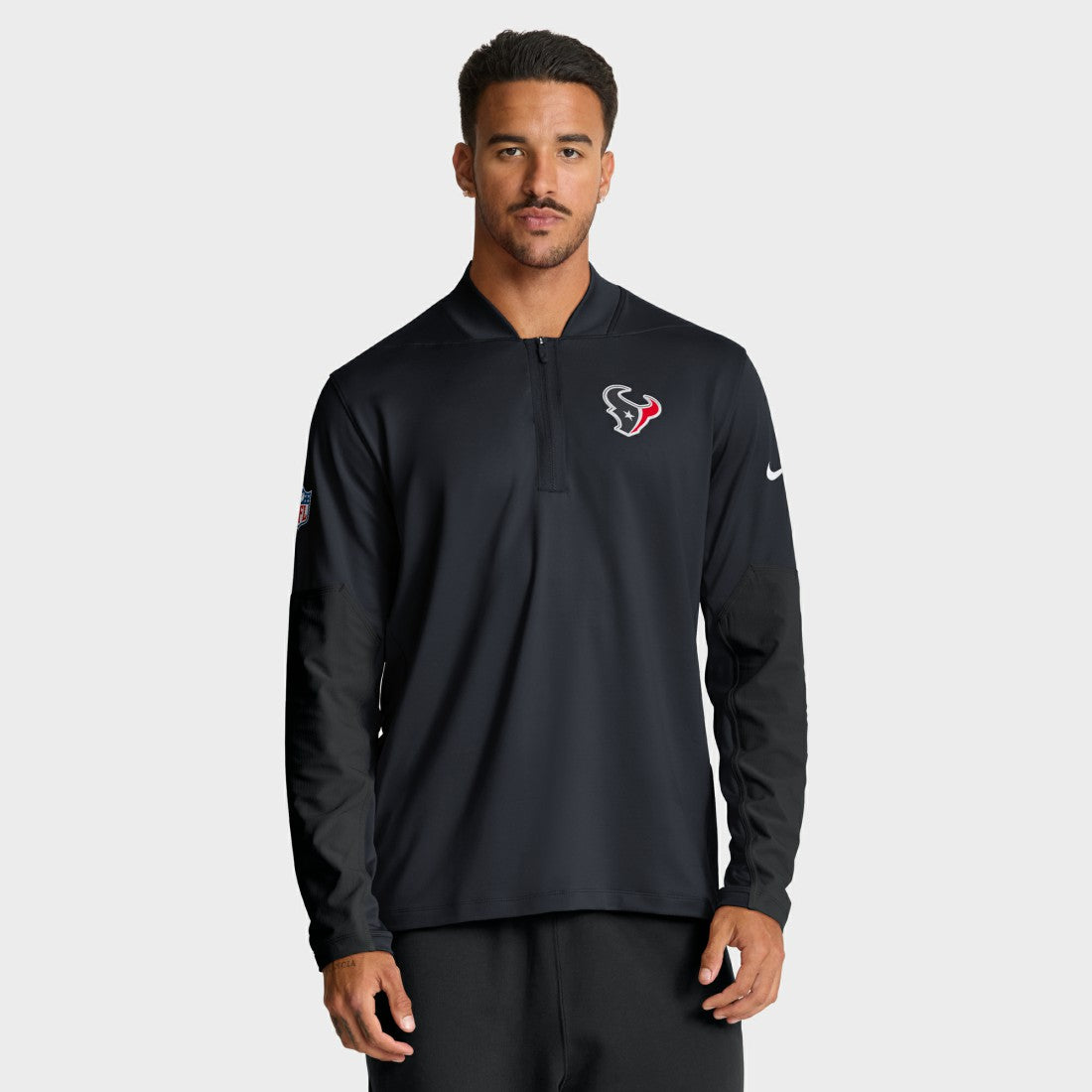 Houston Texans Sideline Dri-FIT Half-Zip Pullover Navy | Nike for Sale