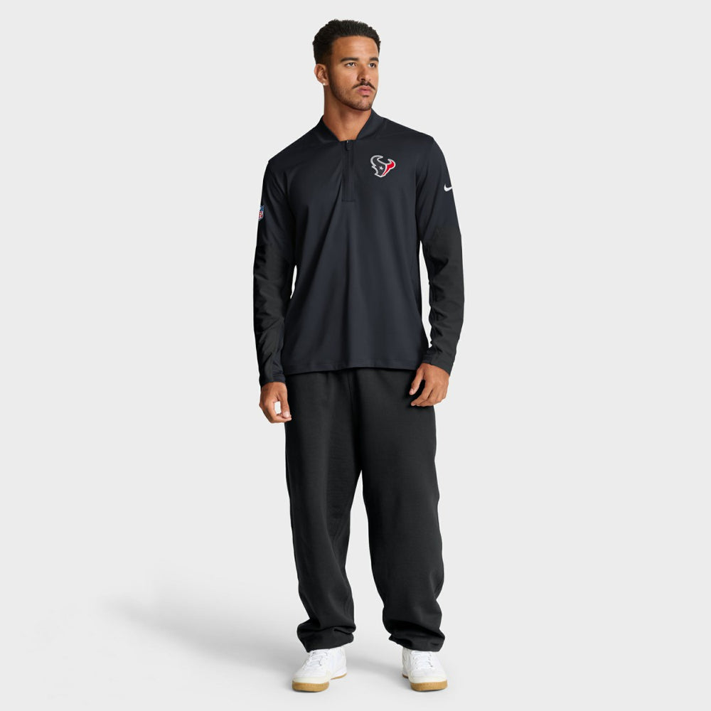 Houston Texans Sideline Dri-FIT Half-Zip Pullover Navy | Nike for Sale