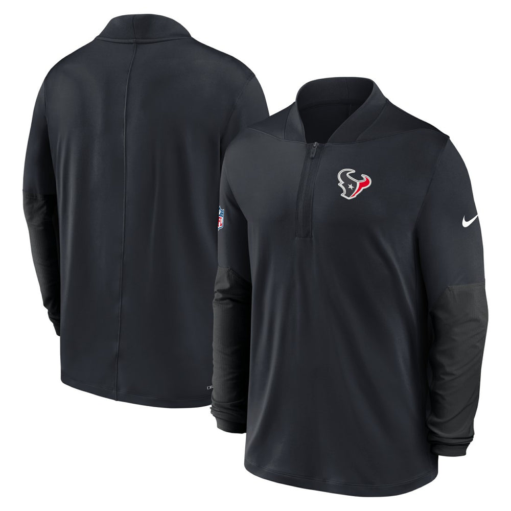 Houston Texans Sideline Dri-FIT Half-Zip Pullover Navy | Nike for Sale