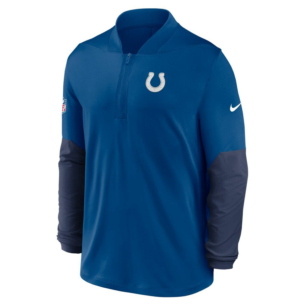 Indianapolis Colts Sideline Dri-FIT Half-Zip Pullover Royal | Nike for Sale
