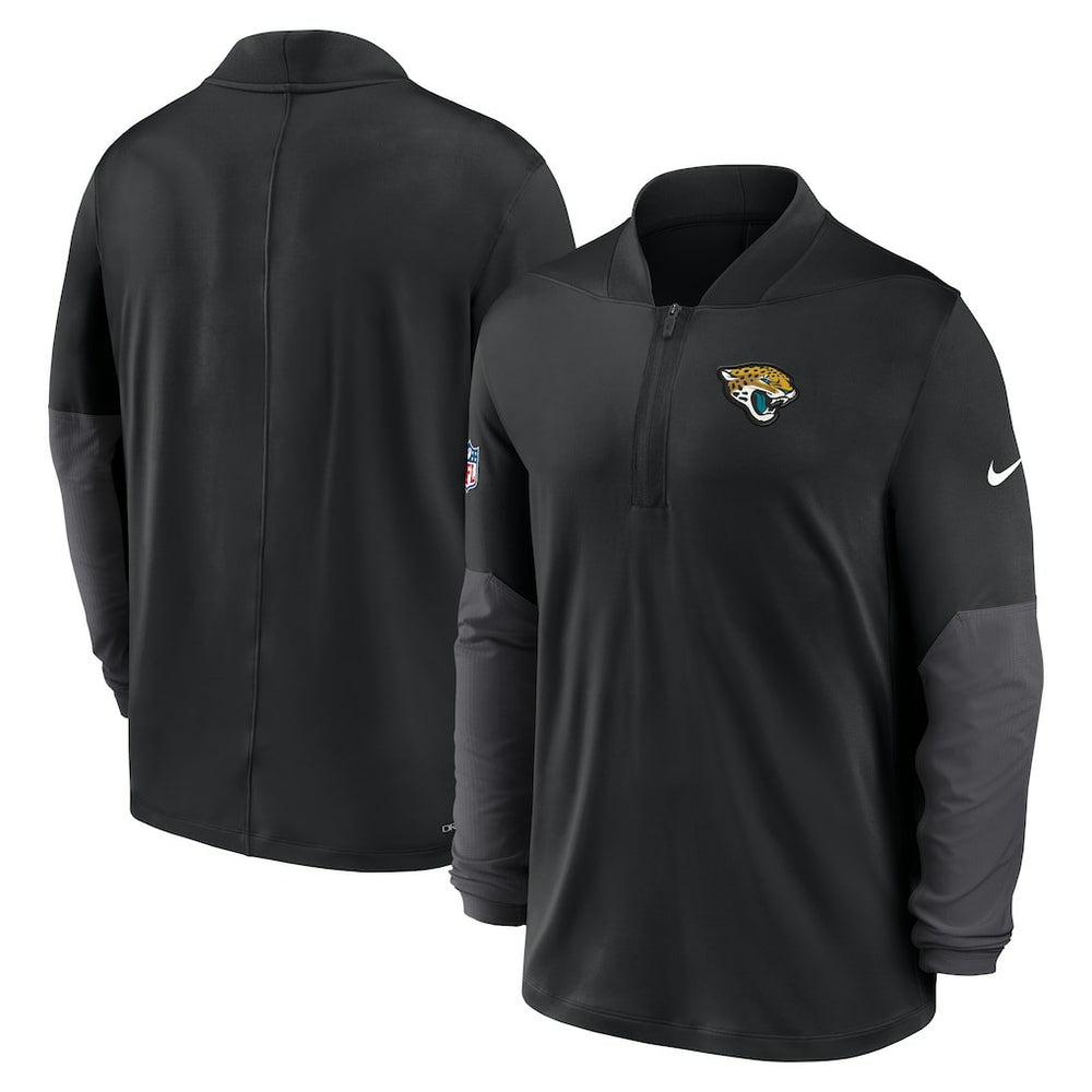 Jacksonville Jaguars Sideline Dri-FIT Half-Zip Pullover Black | Nike for Sale