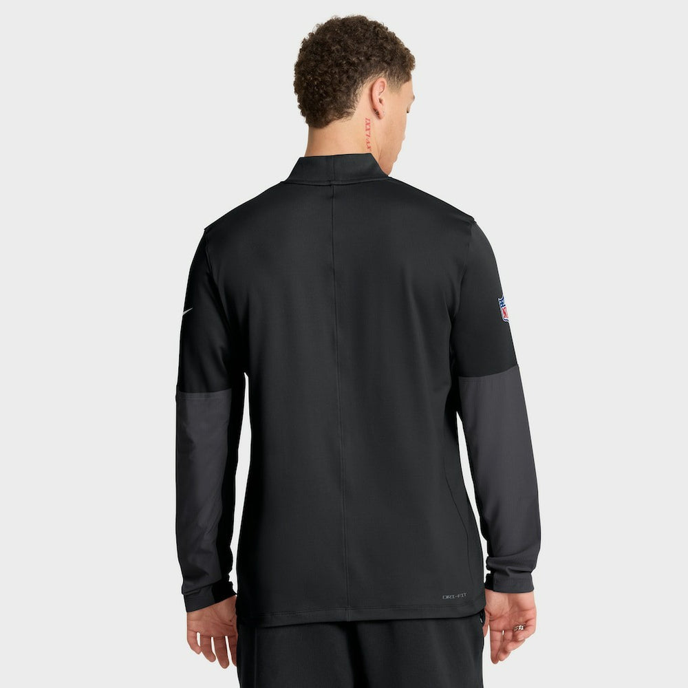 Las Vegas Raiders Sideline Dri-FIT Half-Zip Pullover Black | Nike for Sale