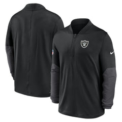 Las Vegas Raiders Sideline Dri-FIT Half-Zip Pullover Black | Nike for Sale