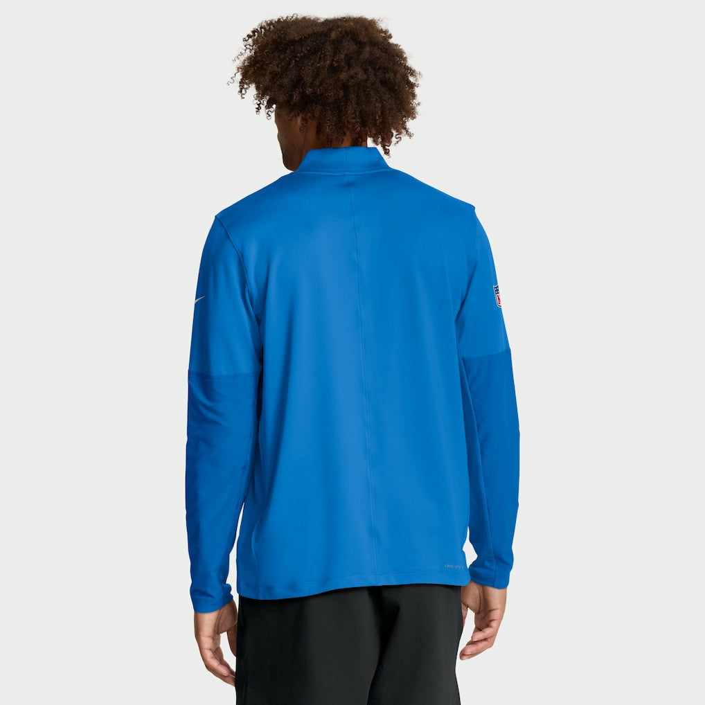 Los Angeles Chargers Sideline Dri-FIT Half-Zip Pullover Powder Blue | Nike for Sale