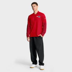 New England Patriots Sideline Dri-FIT Half-Zip Pullover Red | Nike for Sale