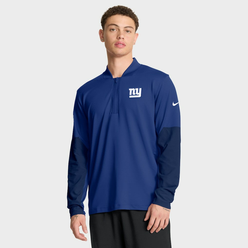 New York Giants Sideline Dri-FIT Half-Zip Pullover Royal | Nike for Sale