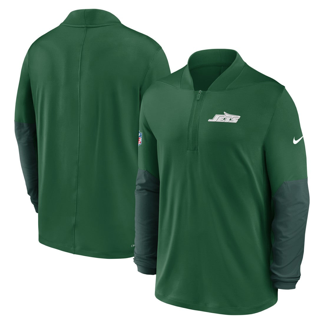 New York Jets Sideline Dri-FIT Half-Zip Pullover Green | Nike for Sale