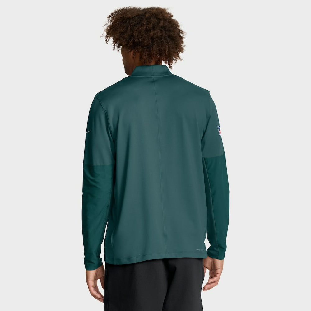 Philadelphia Eagles Sideline Dri-FIT Half-Zip Pullover Green | Nike for Sale
