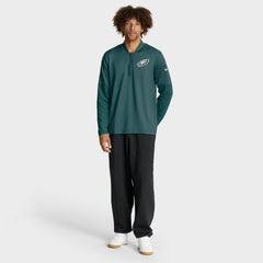 Philadelphia Eagles Sideline Dri-FIT Half-Zip Pullover Green | Nike for Sale