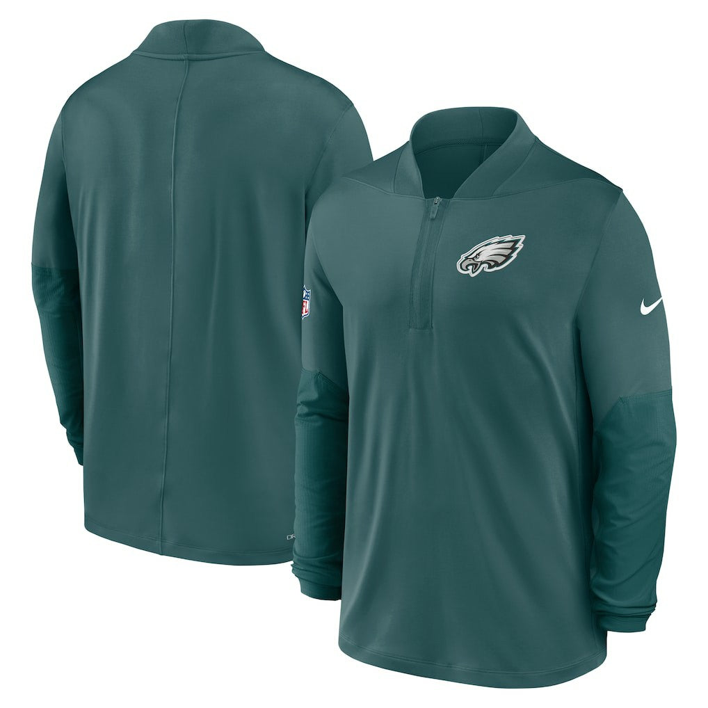 Philadelphia Eagles Sideline Dri-FIT Half-Zip Pullover Green | Nike for Sale