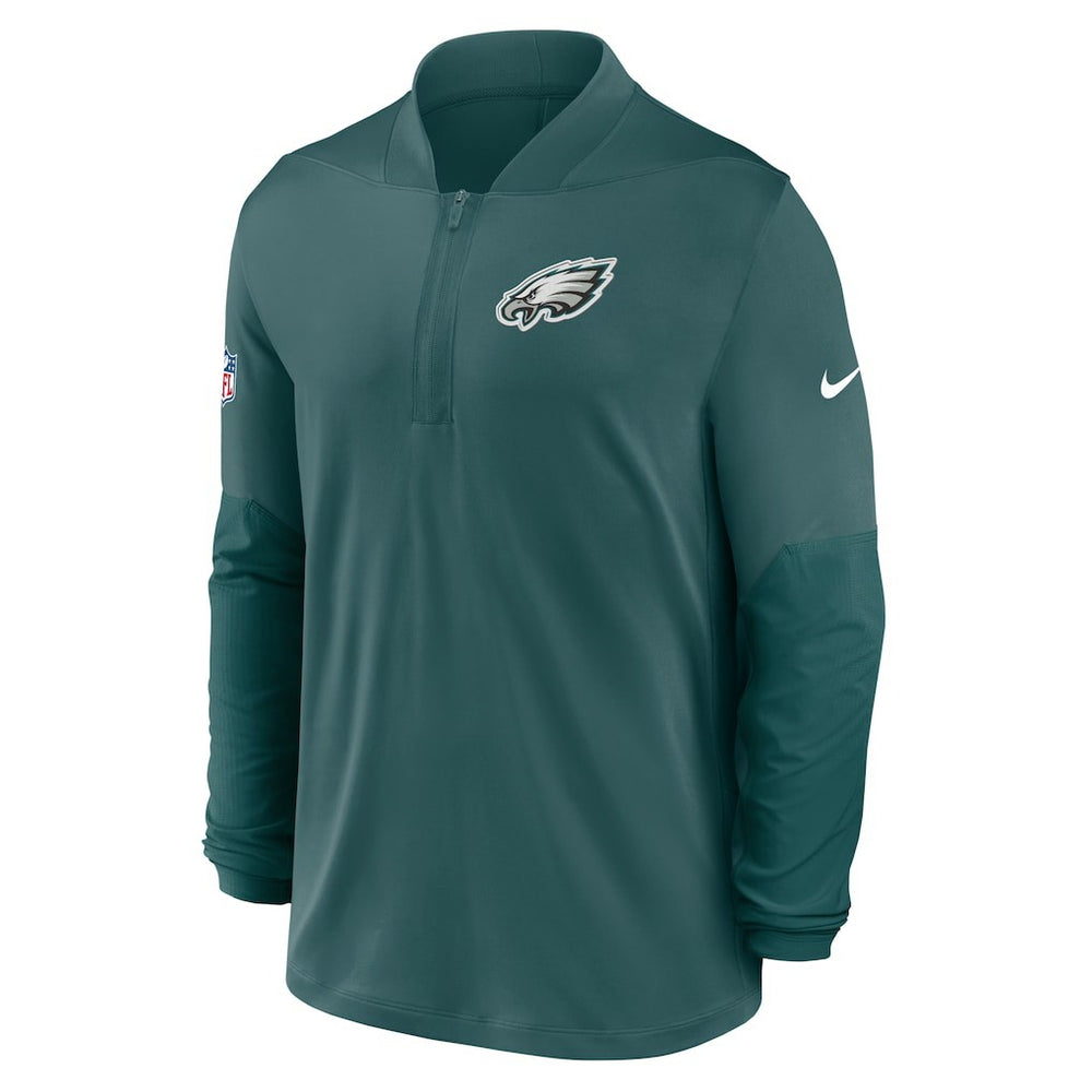 Philadelphia Eagles Sideline Dri-FIT Half-Zip Pullover Green | Nike for Sale