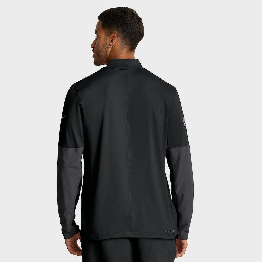 Pittsburgh Steelers Sideline Dri-FIT Half-Zip Pullover Black | Nike for Sale