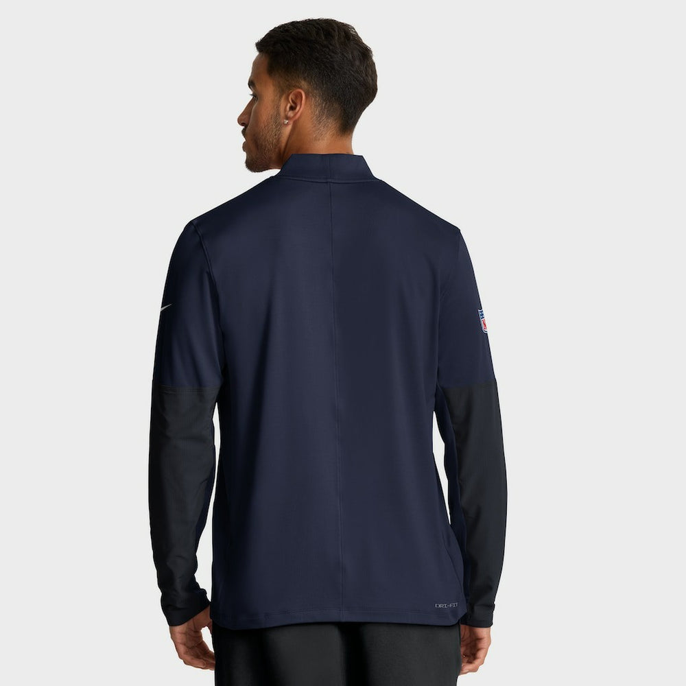 Seattle Seahawks Sideline Dri-FIT Half-Zip Pullover College Navy | Nike for Sale