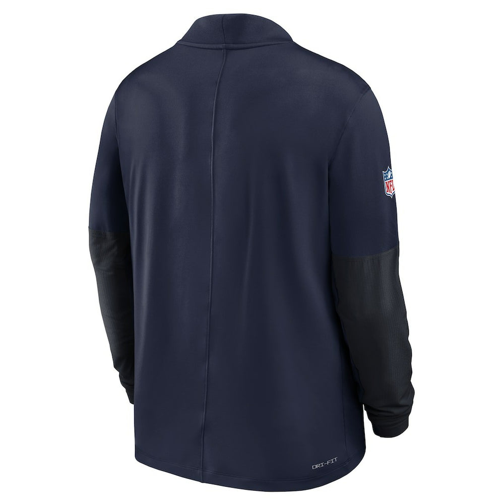 Seattle Seahawks Sideline Dri-FIT Half-Zip Pullover College Navy | Nike for Sale