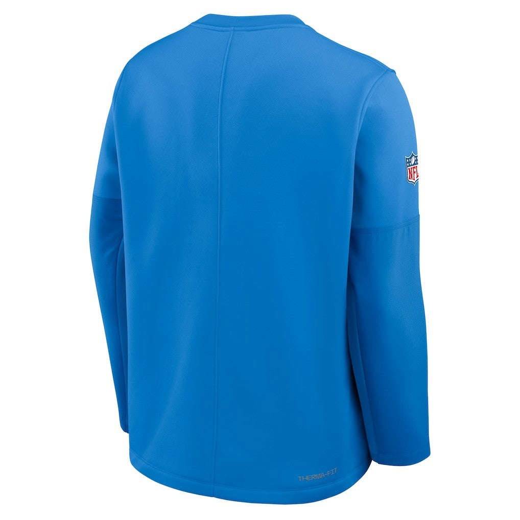 Los Angeles Chargers Sideline Coach Therma-FIT Long Sleeve T-Shirt Powder Blue | Nike for Sale