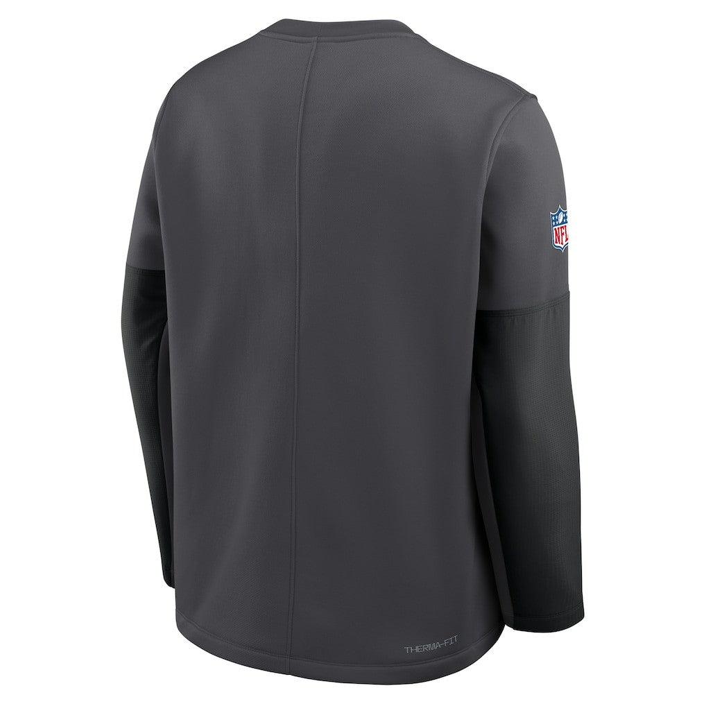 Dallas Cowboys Sideline Coach Therma-FIT Long Sleeve T-Shirt Anthracite | Nike for Sale
