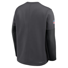 Dallas Cowboys Sideline Coach Therma-FIT Long Sleeve T-Shirt Anthracite | Nike for Sale