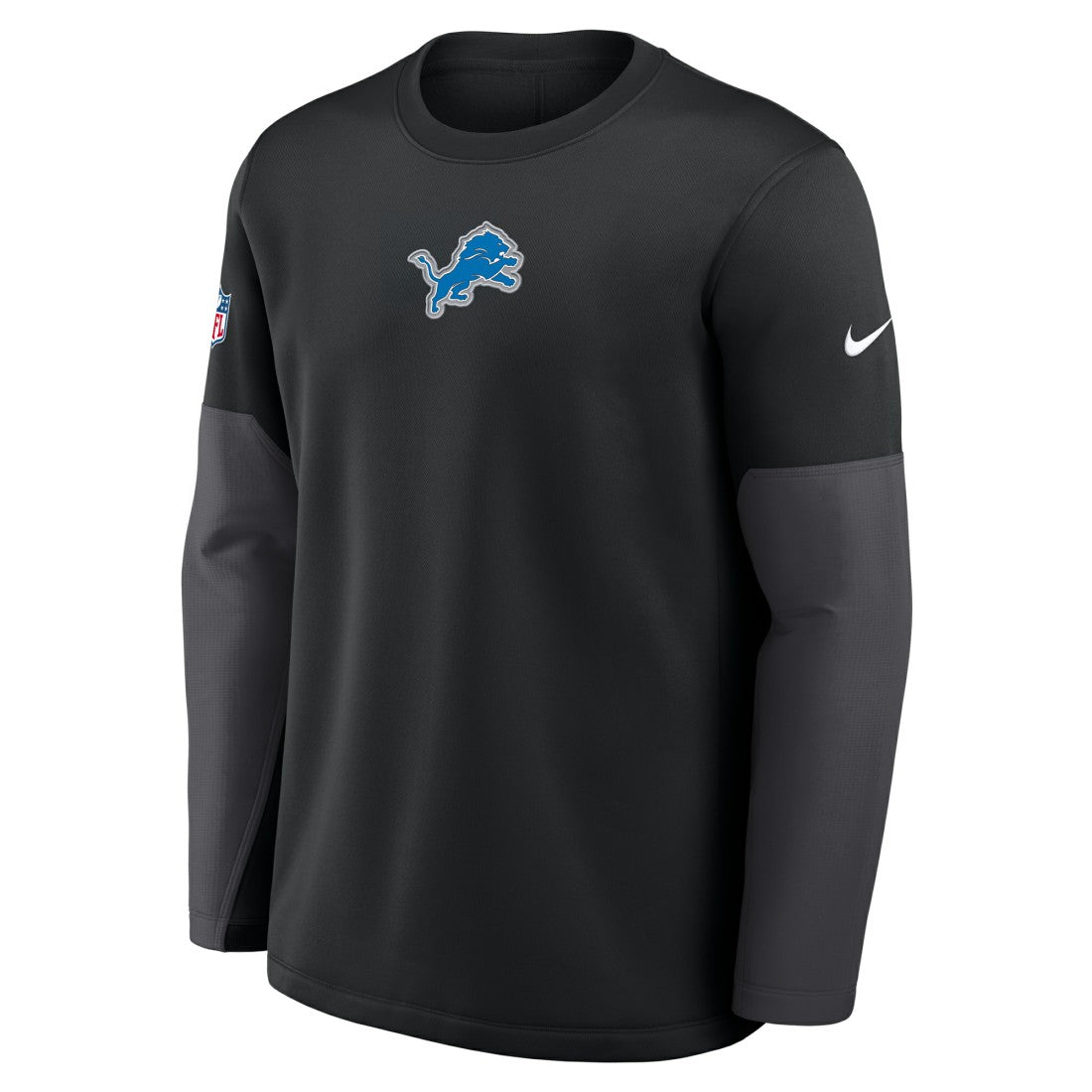 Detroit Lions Sideline Coach Therma-FIT Long Sleeve T-Shirt Black | Nike for Sale