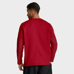 Tampa Bay Buccaneers Sideline Coach Therma-FIT Long Sleeve T-Shirt Red | Nike for Sale