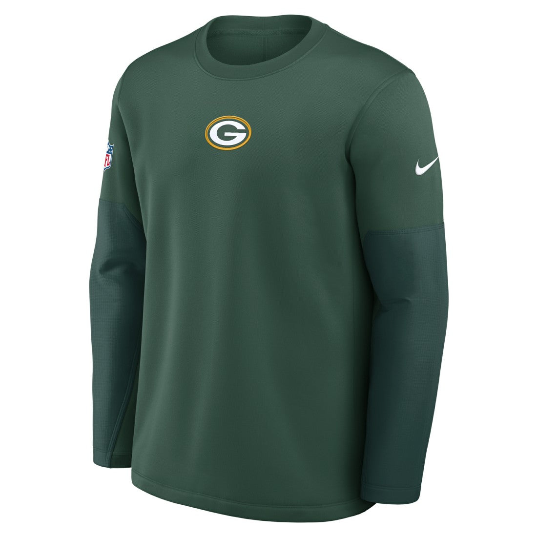 Green Bay Packers Sideline Coach Therma-FIT Long Sleeve T-Shirt Green | Nike for Sale
