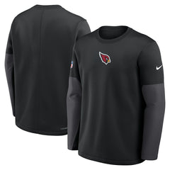 Arizona Cardinals Sideline Coach Therma-FIT Long Sleeve T-Shirt Black | Nike for Sale