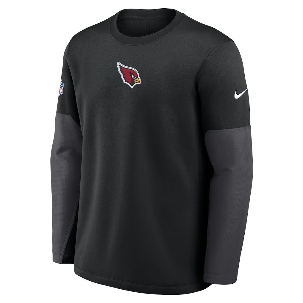 Arizona Cardinals Sideline Coach Therma-FIT Long Sleeve T-Shirt Black | Nike for Sale