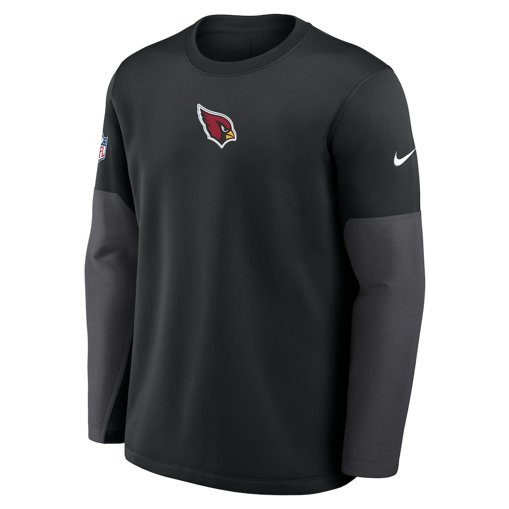 Arizona Cardinals Sideline Coach Therma-FIT Long Sleeve T-Shirt Black | Nike for Sale